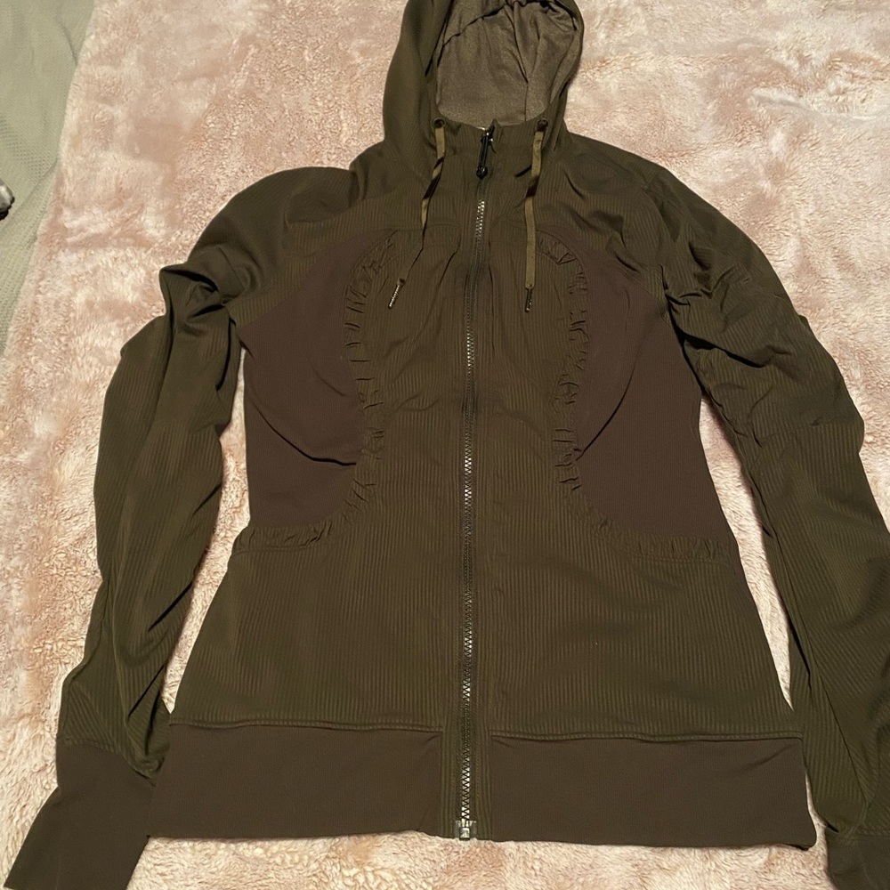 lululemon athletica Women's Olive Hooded Jacket